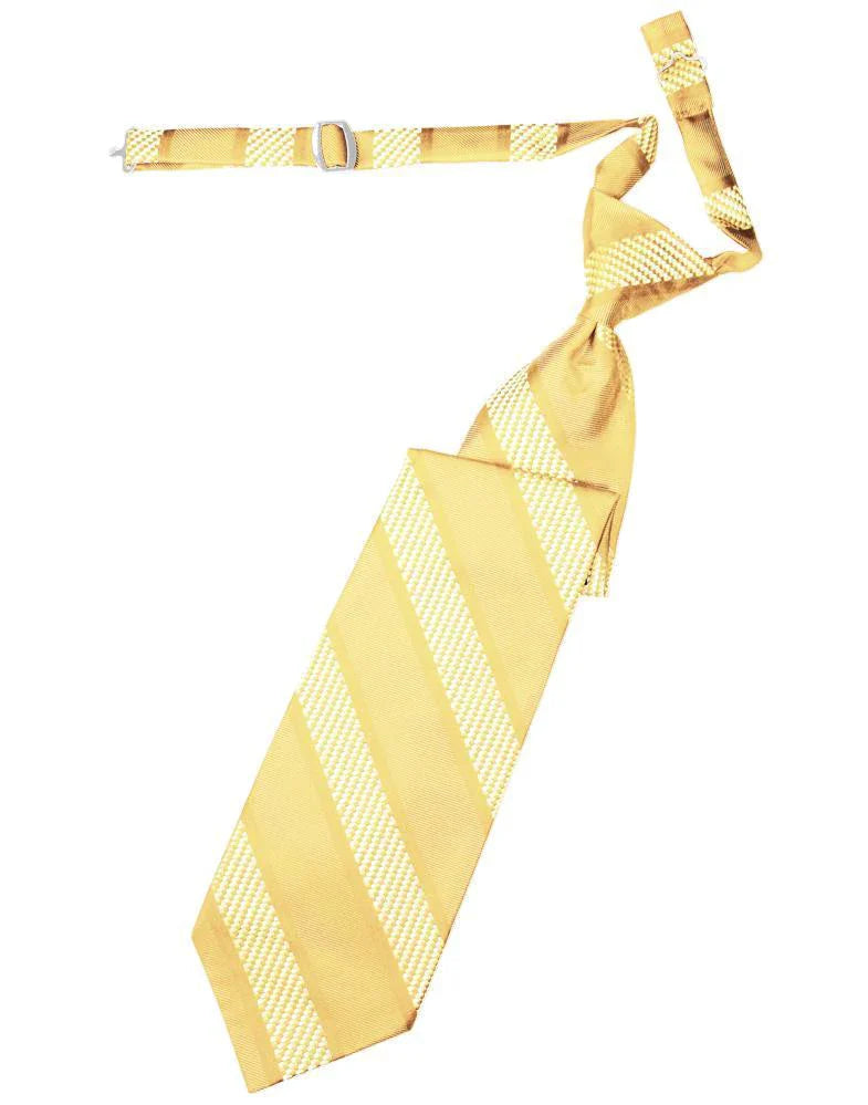 Venetian Stripe Necktie Pre-Tied-11